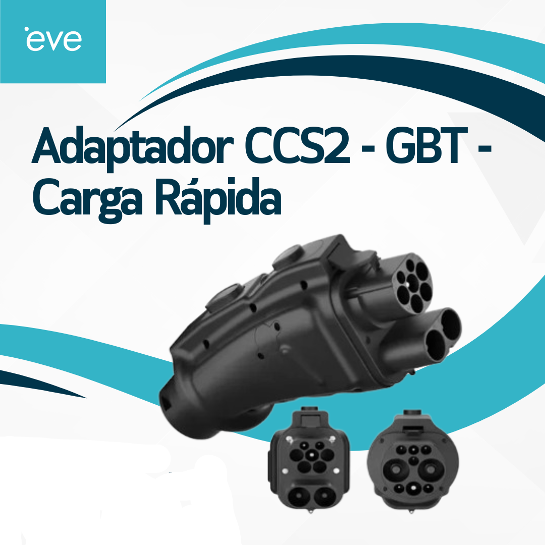 Adaptador CCS2 - GBT - DC - Carga Rápida