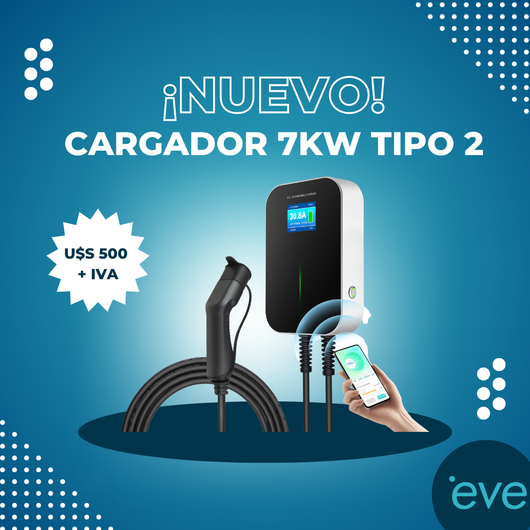 Cargador EV Pared BS-B20 BESEN TIPO 2  7kW AC MONO